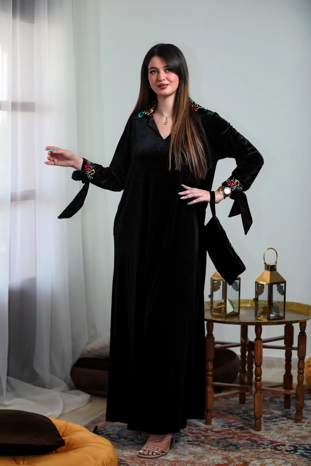 جبة قطيفة Noir كود 38
