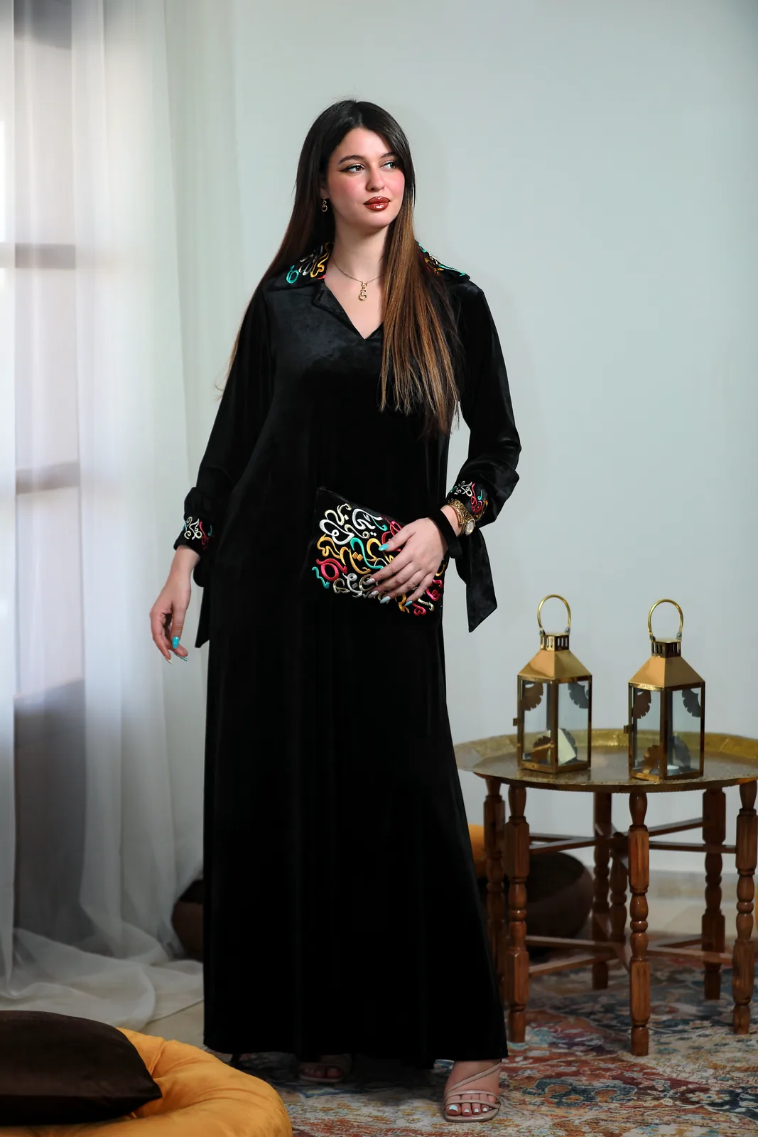 جبة قطيفة Noir كود 38