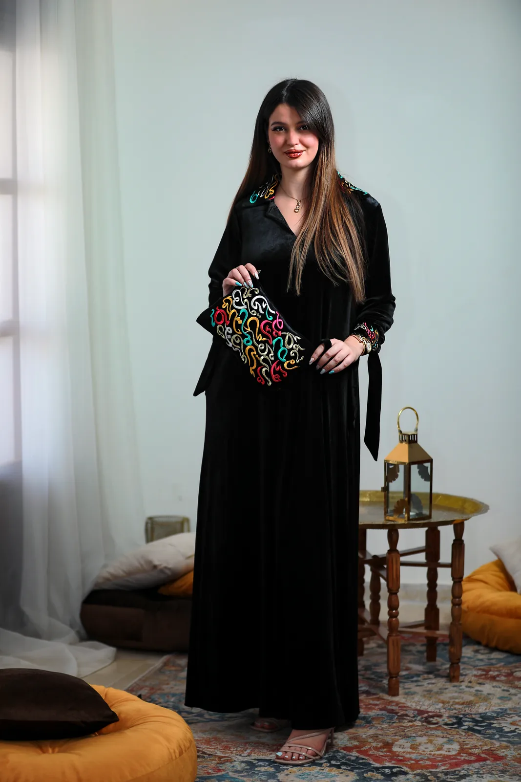 جبة قطيفة Noir كود 38