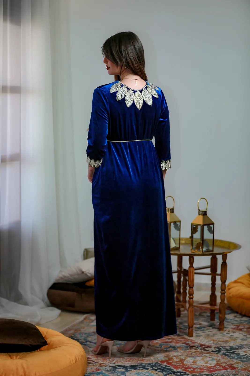 جبة قطيفة- code 25  - blue